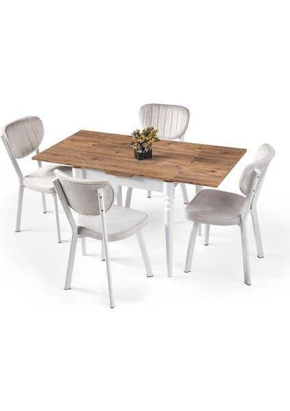 Pınar Star Açılır Mutfak Masa Sandalye Takımı 70X80 fiyatları