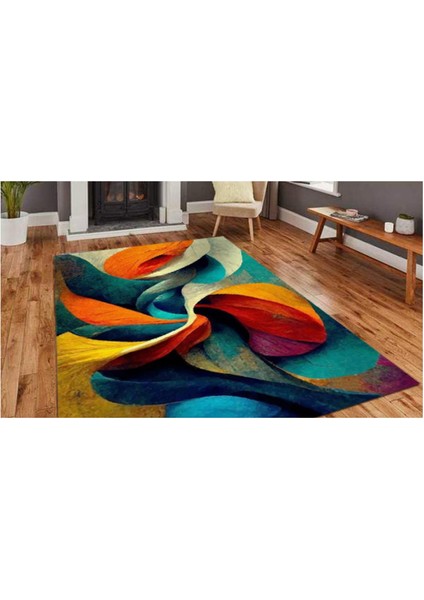 Halı Renk Karışımı Desenli Dijital Baskı Halı modelleri