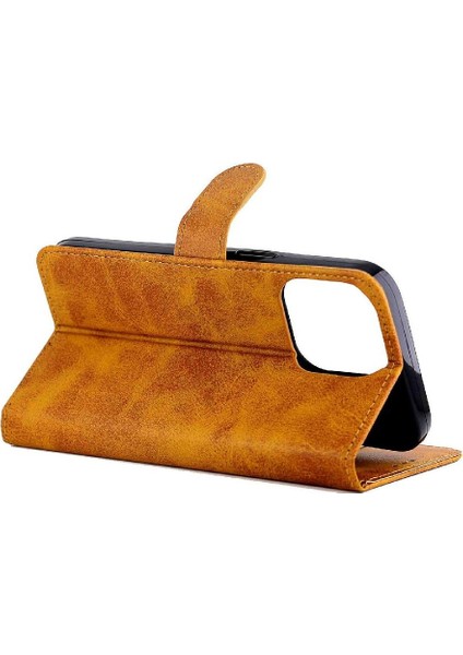IPhone 15 Için Filp Durumda Pro Max Kickstand Pu Deri Kart Tutucu Manyetik (Yurt Dışından) indirimleri