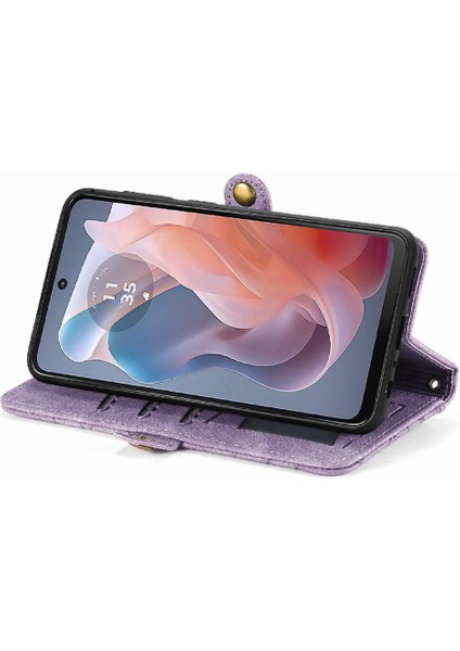 Motorola Moto G Oynamak Için Flip Case 2024 Basit Iş Deri Kılıf Flip (Yurt Dışından) modelleri