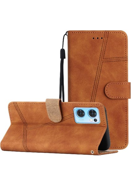 Oppo Bulmak Için Flip Case X5 Lite Tam Koruma Bilek Kayışı Cüzdan Pu Flip (Yurt Dışından)