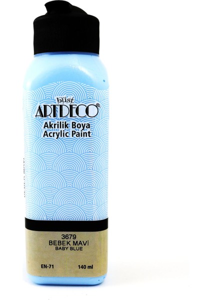 Akrilik Boya 140 ML Bebek Mavi 070R-3679