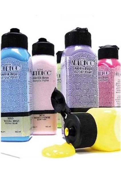 Akrilik Boya Metalik 140 ml Gümüş