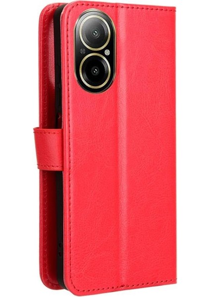 Realme 12 Lite 4g Için Kılıf Kart Tutucu Cüzdan Manyetik Kapak Çevirin (Yurt Dışından)