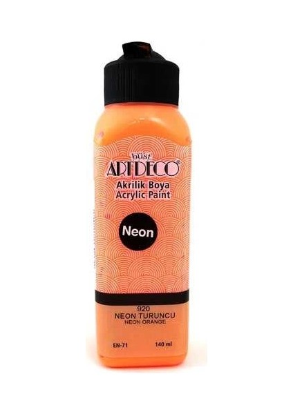 Akrilik Boya 140 ml Neon Turuncu fiyatları