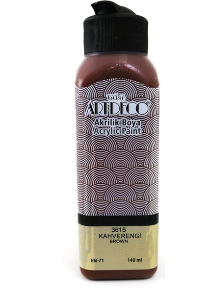 Akrilik Boya 140 ml Kahve 070R-3615