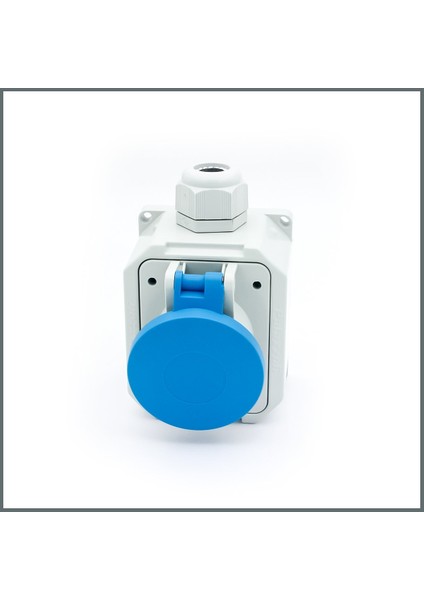 Ensüstriyel Sıva Üstü Priz 16A (IP44) 230V H:6 2p+T fiyatları