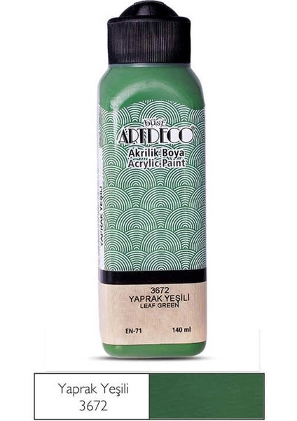 Akrilik Boya 140 ml Yaprak Yeşili