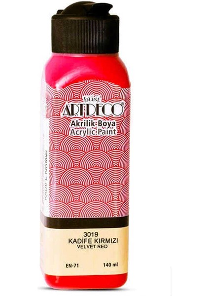 Akrilik Boya 140 ml Kadife Kırmızı fiyatları