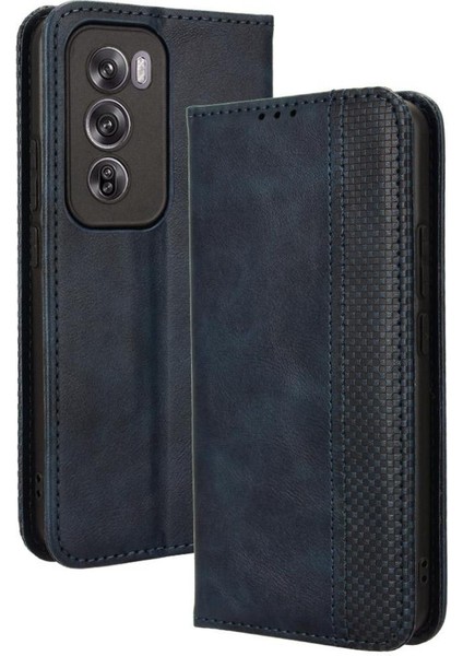Oppo Oppo 12 Pro 5g Manyetik Kapatma Pu Deri Cüzdan Için Kılıf (Yurt Dışından)