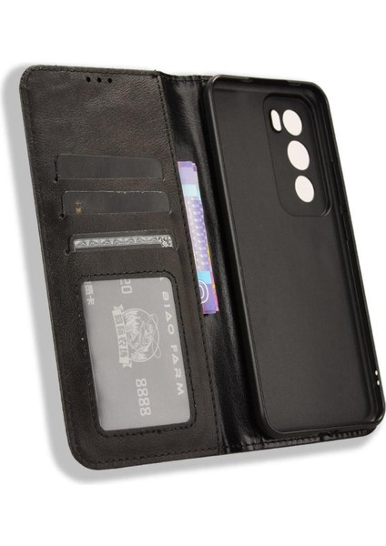 Oppo Oppo 12 Pro 5g Manyetik Kapatma Pu Deri Cüzdan Için Kılıf (Yurt Dışından) fiyatları