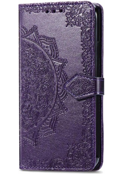 Samsung Galaxy M55 Flip Kapak Için Flip Case Darbeye Deri Kılıf (Yurt Dışından)