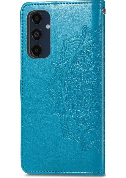 Samsung Galaxy M55 Flip Kapak Için Flip Case Darbeye Deri Kılıf (Yurt Dışından)