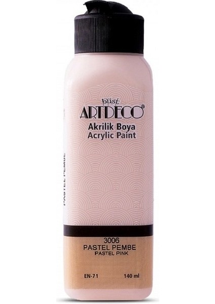 Akrilik Boya 140 ml Pastel Pembe 070R-3006