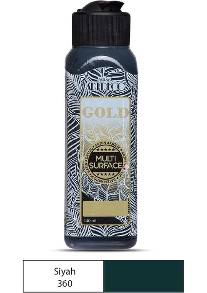 Akrilik Boya Gold 140 ml Siyah fiyatları
