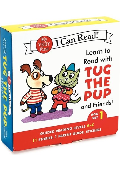 Learn to Read with Tug the Pup and Friends! Box Set 1: Levels Included: A-C: Guided Reading Levels A-C (My Very First I Can Read)