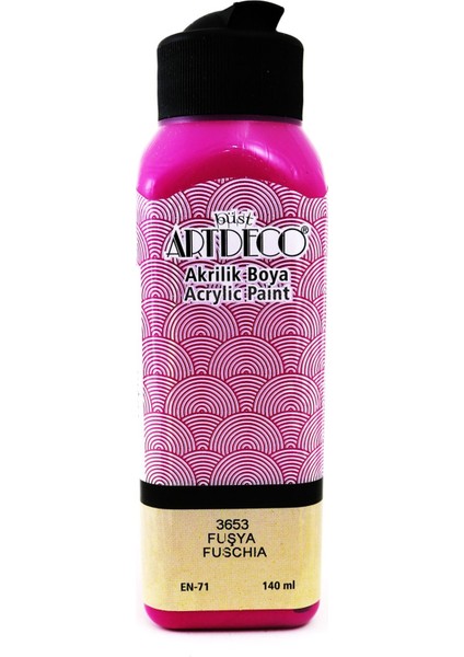 Akrilik Boya 140 ml Fuşya 070R-3653