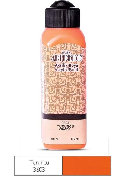 Akrilik Boya 140 ml Turuncu