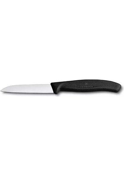 Soyma Bıçağı 8cm Düz Siyah