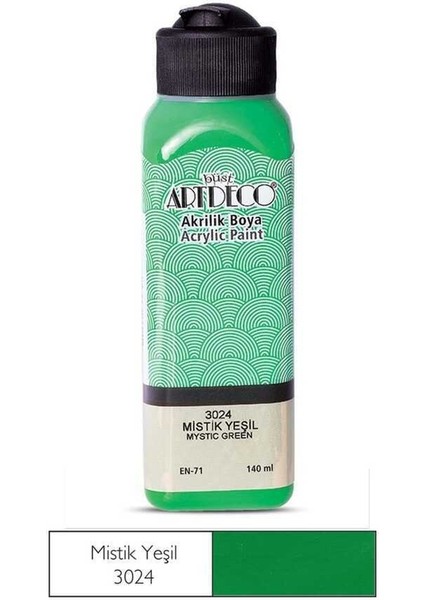Akrilik Boya 140 ml Mistik Yeşili