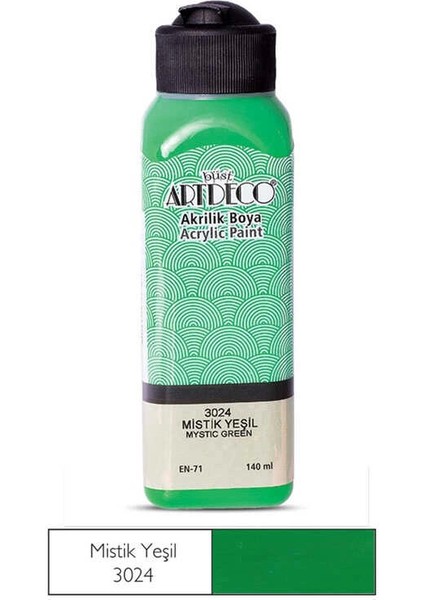 Akrilik Boya 140 ml Mistik Yeşili fiyatları