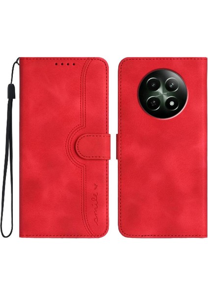 Realme 12 5g Kılıf Dahili Mıknatıs Kapak Premium Pu Cüzdan ile Uyumlu (Yurt Dışından)