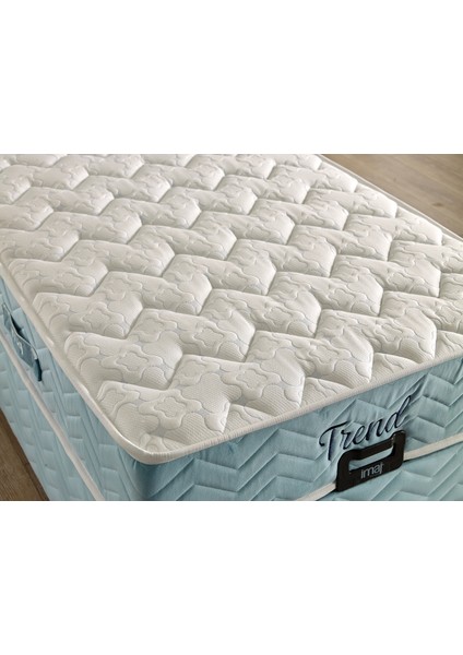 Trend Set (Baza+Yatak+Başlık) Tek Kişilik 90X200 cm