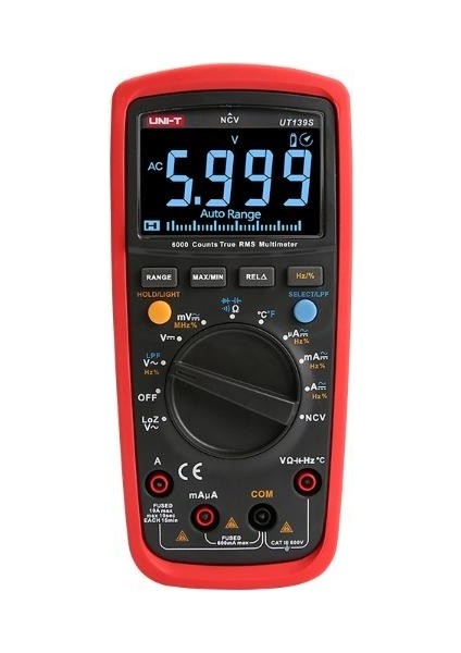 UT-139S True Rms Dijital Multimetre; Hassas Dijital Multimetre