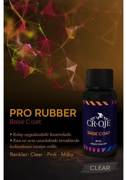 Pro Rubber Base Coat Clear 30 ml