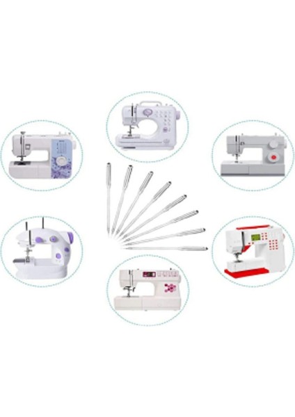 Tekno Trust Singer Pfaff Zetina Beko Janome Bernina Homemax Sınbo Brother Aile Makine Iğnesi 11 ve 14 Num