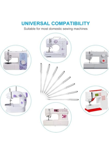 Tekno Trust Singer Pfaff Zetina Beko Janome Bernina Homemax Sınbo Brother Aile Makine Iğnesi 11 ve 14 Num