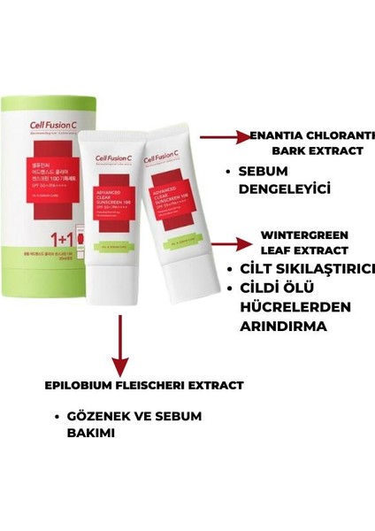 Advanced Güneş Kremi 100 SPF50+/PA++++ 35ml+35ml Set modelleri