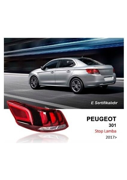 Peugeot 301 Sağ Arka Stop Lambası 2017 Sonrası MARS-511147 Rm