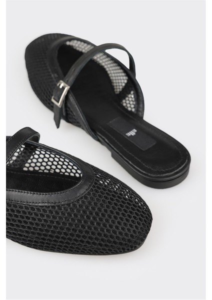 Siyah Deri Kadın Spor Terlik indirimleri