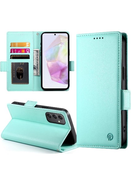 Samsung Galaxy A35 Günlük Kullanım Için Flip Case Iş Cüzdan Flip Kart Yuvaları (Yurt Dışından) modelleri