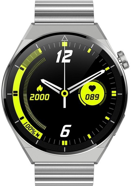 1 Yıl 46 mm Gt3 Max 46 mm 3 Kordonlu Akıllı Saat 1.5" - 2" Android + Ios 1 Yıl Gümüş 200-300 Ma