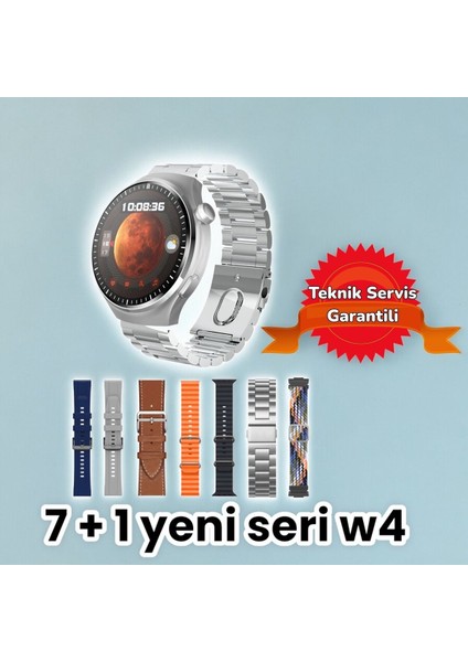 Tekno Trust Siyah Watch 4 Pro Suit 7 Kordonlu Yuvarlak Kasa Akıllı Saat Sesli Görüşme 44 mm Gümüş Siyah 1 Yıl I fiyatları