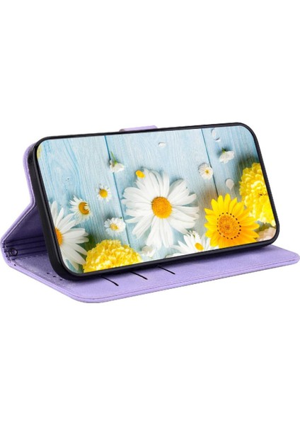 YH Market Tecno Camon 30 Premier Kart Tutucu Cüzdan Kabartmalı Zambak Için Flip Case (Yurt Dışından)