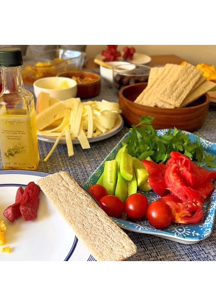 Peynir Aromalı Tahıl Gevreği (Gevrek Ekmek) 80G; Sağlıklı Çıtır Atıştırmalık, Ekmek Yerine