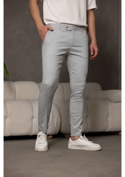 CMZ Collection Erkek Dar Kesim Italyan Model Slim Fit Kumaş Pantolon