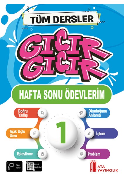 1. Sınıf Çıtır Çıtır Tüm Dersler Soru Bankası Hafta Sonu Ödevlerim modelleri