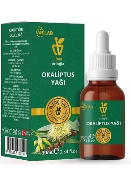 Okaliptus Yağı 10 ml Saf Yağ Arlab