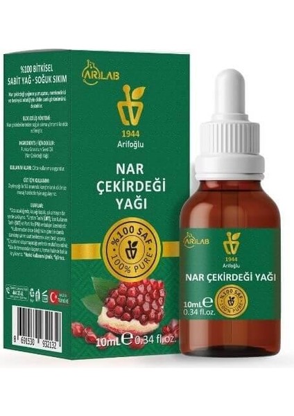 Nar Çekirdeği Yağı 10 ml Saf Yağ Arlab