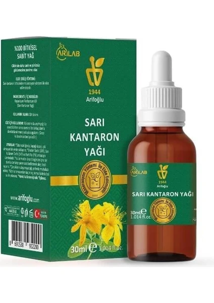 Sarı Kantaron Yağı 30 ml Saf Yağ Arlab