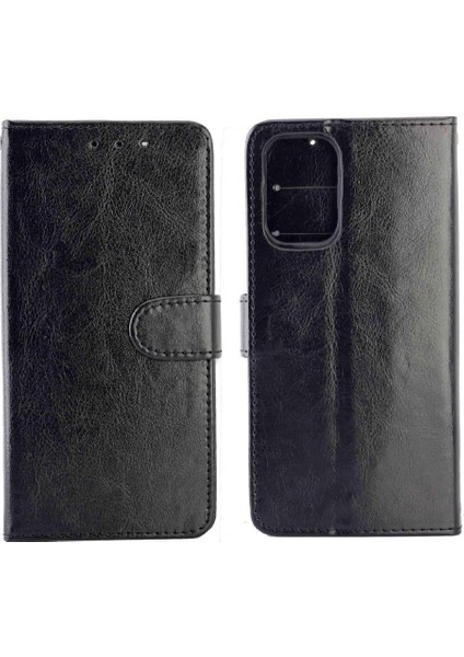 Xiaomi Redmi Not 10 Için Flip Case 4g Kickstand Manyetik Kapatma Kartı Pu (Yurt Dışından)