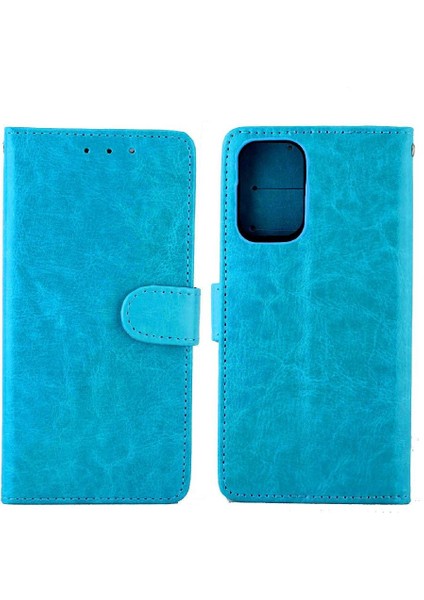 Xiaomi Redmi Not 10 Için Flip Case 4g Kickstand Manyetik Kapatma Kartı Pu (Yurt Dışından)