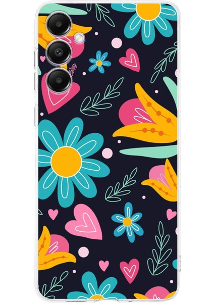 Samsung Galaxy A05S ile Uyumlu Retro Color 1 Kamera Korumalı Şeffaf Kılıf