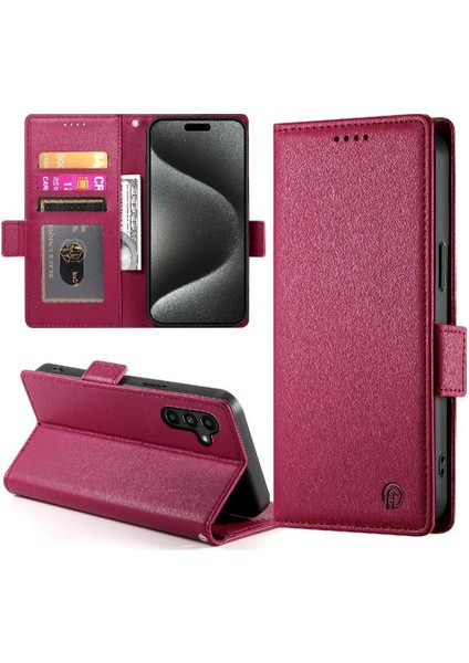 Samsung Galaxy A15 Iş Cüzdan Günlük Kullanım Flip Kart Yuvaları Için Flip Case (Yurt Dışından) indirimleri