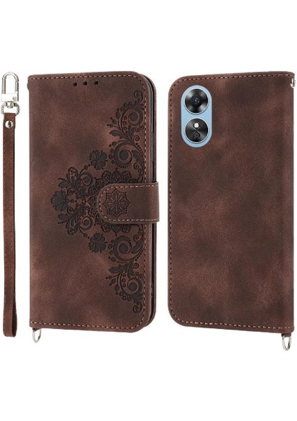 Oppo Oppo 8t Kabartmalı Bileklik Darbeye Çoklu Kredi Için Flip Case (Yurt Dışından)