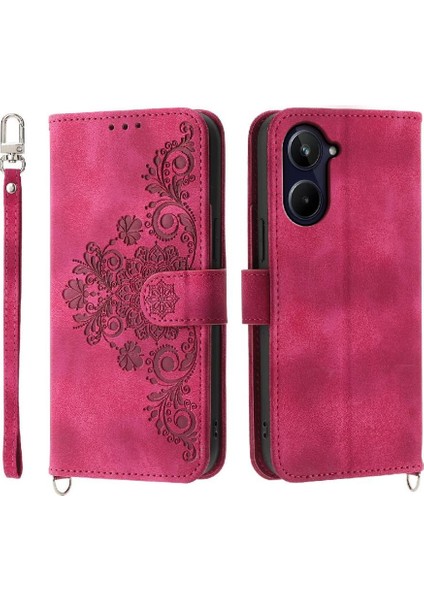 Realme 10 Pro 5g Bileklik Darbeye Kabartmalı Çoklu Kart Için Flip Case (Yurt Dışından)